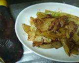 簡単！　大豆のお肉とはやとうりの炒め物作り方3写真