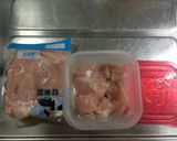 ネギと鶏胸肉の塩麹鍋 作り方1写真