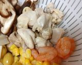 土鍋で大っきな具沢山茶碗蒸し(土鍋蒸し)作り方2写真