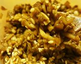 シイタケの軸のきんぴら作り方6写真
