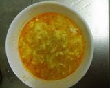 創味のシャンタンで担担風玉子スープ作り方4写真
