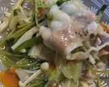 創味シャンタンで野菜たっぷり!豚シャン鍋作り方10写真