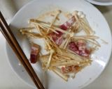 えのベーコンの和風ココットカマン♪作り方3写真