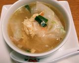 ワンタン風ヘルシー野菜スープ作り方8写真
