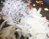 ジャコとセロリの葉っぱパスタ作り方4写真