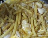 ポルトガル家庭料理タラとジャガイモ卵とじ作り方5写真