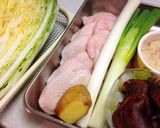 白菜と手羽先のとろ〜りスープ♪作り方1写真