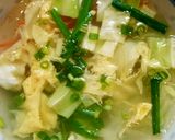 シャキシャキ野菜の玉子スープ作り方7写真