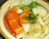 簡単！温まる～我が家の餃子鍋作り方2写真