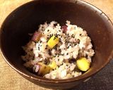 簡単♪豪華☆秋を感じる薩摩芋ご飯作り方5写真