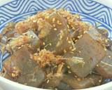 重さで味付け★鰹節入り【コンニャク煮】作り方6写真
