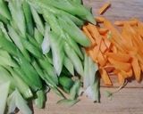 シャンタンで、セロリと人参のソクセキ漬け作り方3写真