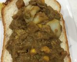 カレーリメイク❤︎とろ〜りカレートースト作り方1写真