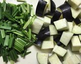 納豆入りナス炒め作り方1写真