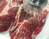 厚切りポークステーキの玉ねぎソース作り方1写真