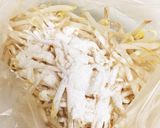 シャキシャキもやしと牛肉のガーリック醤油作り方1写真