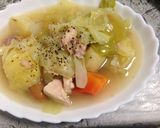 シャンタンほっこり野菜スープ作り方5写真