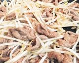 シャキシャキもやしと牛肉のガーリック醤油作り方4写真