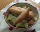 美味しいキャベツと天炒め作り方5写真