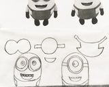 ミニオン☆キャラ弁♫作り方1写真