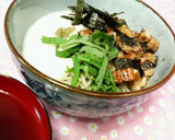 スタミナ増強☆でもあっさりとろ鰻蕎麦♪♪作り方3写真