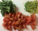 トマトと水菜の食べるスープ☆働き女子応援作り方1写真
