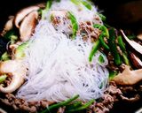 白飯すすむ❊ピーマンと椎茸の中華春雨炒め作り方3写真