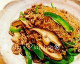 白飯すすむ❊ピーマンと椎茸の中華春雨炒め作り方5写真