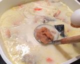 ＊鮭のほっこり味噌ミルクスープ＊作り方4写真