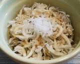 時短2分レタスとしらすとゴマ油のサラダ作り方1写真
