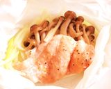 簡単！鮭のクッキングペーパー蒸し作り方3写真