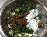 ダイエットに♡大豆肉入り豆腐のねぎ焼き☆作り方5写真