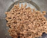 ヘルシー♪大豆の肉そぼろ丼作り方1写真