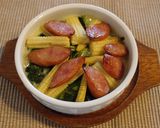 ほうれん草とヤングコーンのココットカマン作り方6写真
