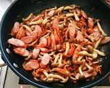 蕎麦とわさびタレの和風パスタ作り方4写真