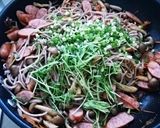 蕎麦とわさびタレの和風パスタ作り方7写真