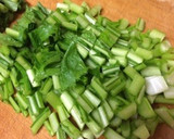 ごはんの友♪かぶの葉とじゃこの炒め物♪作り方1写真