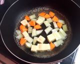 高野豆腐と大根のﾍﾙｼｰ♡和風ｶﾚｰ作り方2写真