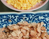 鮭玉子きゅうりの三色混ぜご飯作り方5写真