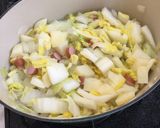 白菜のトロトロクリームスープ作り方4写真