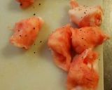 サクッふわっ豚しゃぶ肉で一口トンカツ作り方1写真
