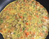 大豆のお肉で・人参そぼろ入り卵焼き作り方3写真