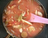 鶏胸肉と薩摩芋の簡単トマトシチュー。作り方11写真
