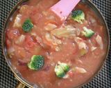 鶏胸肉と薩摩芋の簡単トマトシチュー。作り方13写真