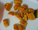 炊飯器で作る!かぼちゃのケーキ♪作り方1写真