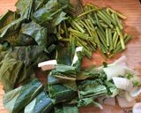 バター醤油のシンプルな鶏の軟骨野菜炒め作り方1写真