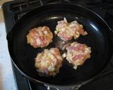 豚こまハンバーグ☆ニンニク風味作り方4写真
