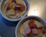 ワサビで大人味☆ジャガイモココットカマン作り方4写真