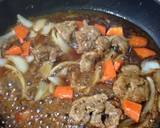 大豆のお肉（ブロック）を使って酢豚風炒め作り方3写真