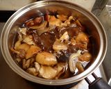 でかなめこ等6種天然きのこ、里芋の味噌煮作り方5写真